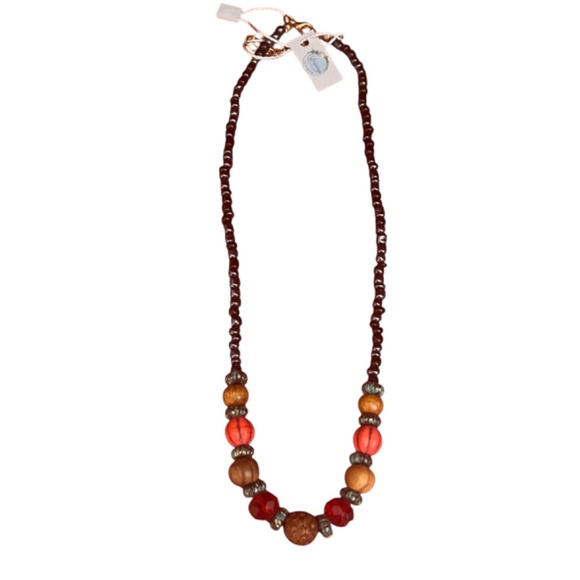 🏷️ Handcrafted Beaded Necklace - Multicolor - Picture 3 of 4